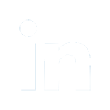 White LinkedIn Logo